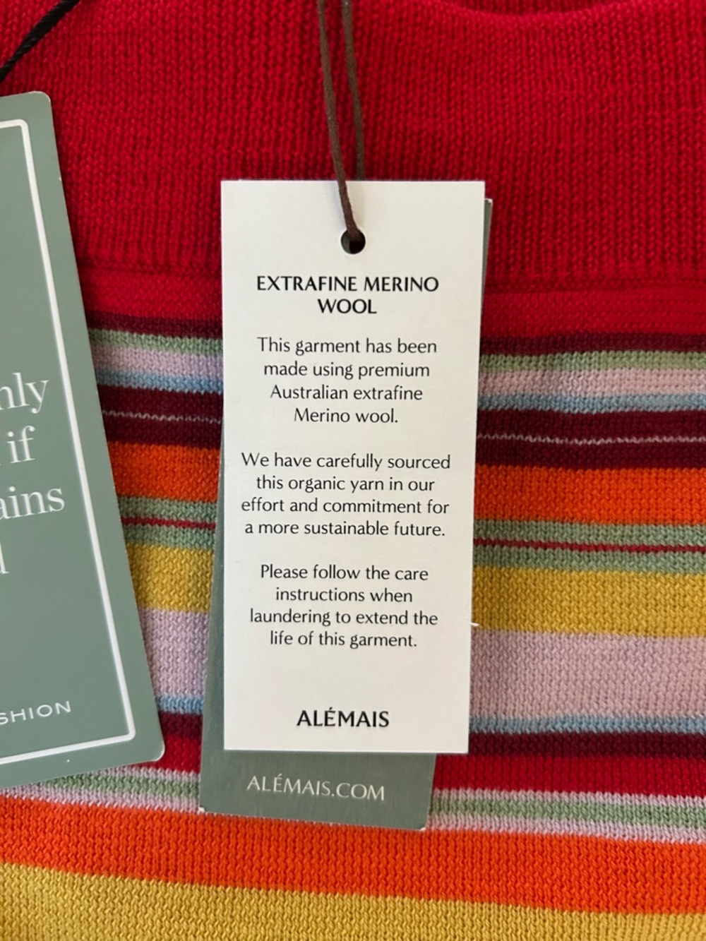 NWT Alemais extra fine merino wool skirt, XS - Picture 4 of 6